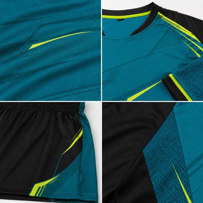 Futsal Wear Breathable Sublimated Soccer Jersey and Shorts