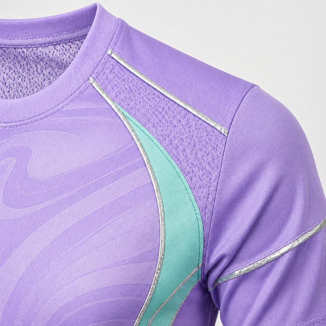 Mens Lavender Mint Breathable Printed Sublimated Futsal Jersey and Shorts Set
