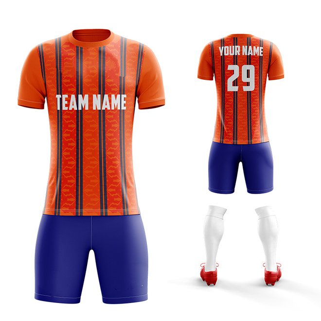 High Quality Custom Made European Soccer Team Uniforms
