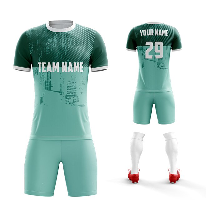 High Quality Custom Made European Soccer Team Uniforms
