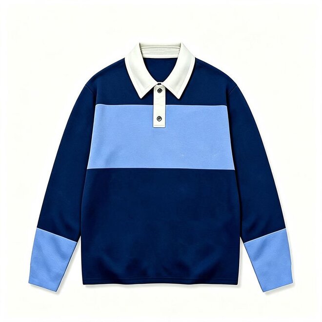 Streetwear Embroidery Vintage Rugby Jersey