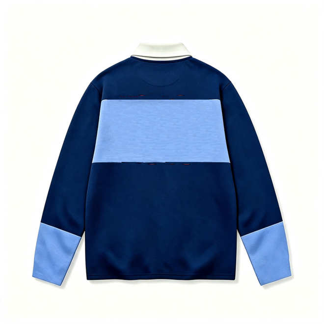 Streetwear Embroidery Vintage Rugby Jersey
