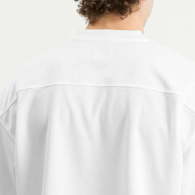 Embroidery Men Streetwear Oversized Long Sleeve Football Jersey
