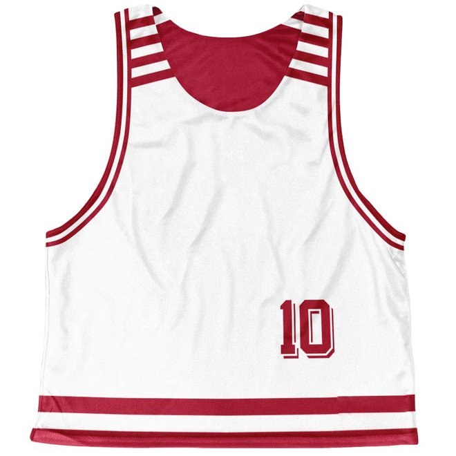 Custom Design Sublimated Reversible Lacrosse Pinnies Unisex Jerseys