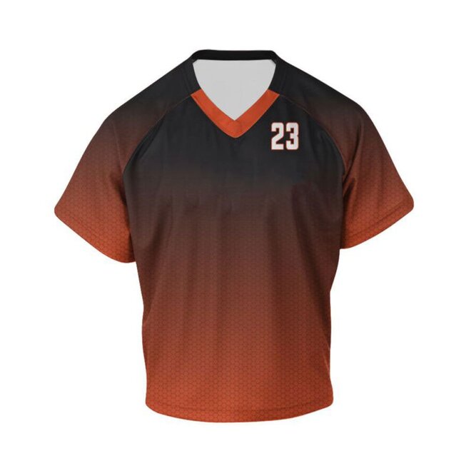 Lightweight Comfortable Polyester Sportswear with Printed Design Lacrosse Jersey
