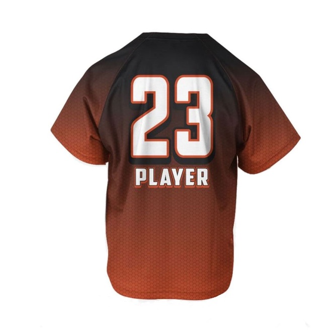 Lightweight Comfortable Polyester Sportswear with Printed Design Lacrosse Jersey