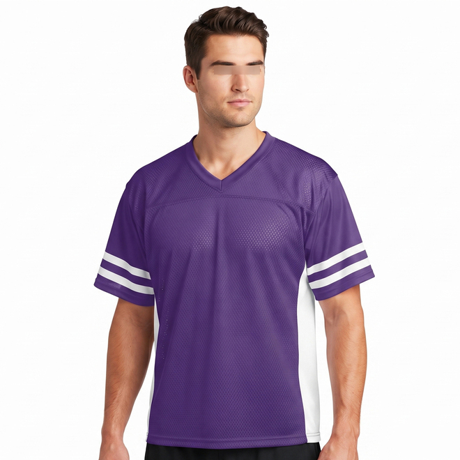 Mens V Neck Mesh Lacrosse Jersey