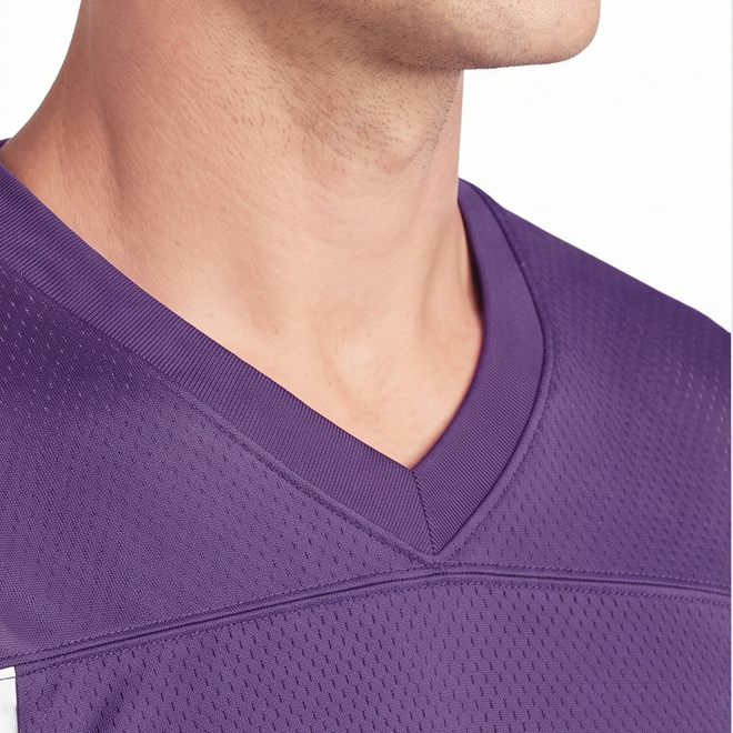 Mens V Neck Mesh Lacrosse Jersey