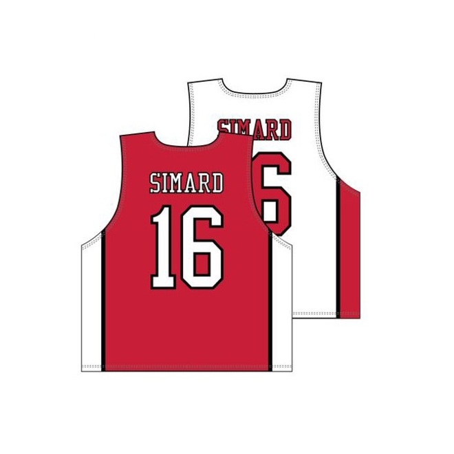 Sublimation High Quality Reversible Lacrosse Pinnies Jersey