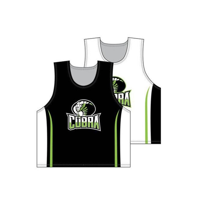 Sublimation High Quality Reversible Lacrosse Pinnies Jersey