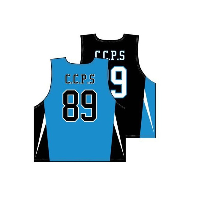 Sublimation High Quality Reversible Lacrosse Pinnies Jersey