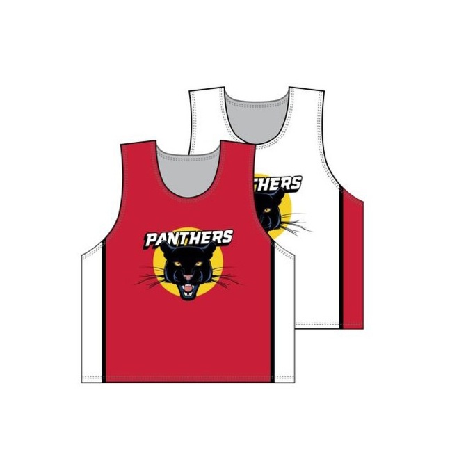 Sublimation High Quality Reversible Lacrosse Pinnies Jersey