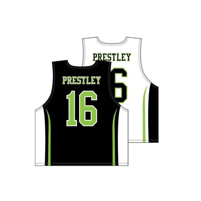 Sublimation High Quality Reversible Lacrosse Pinnies Jersey