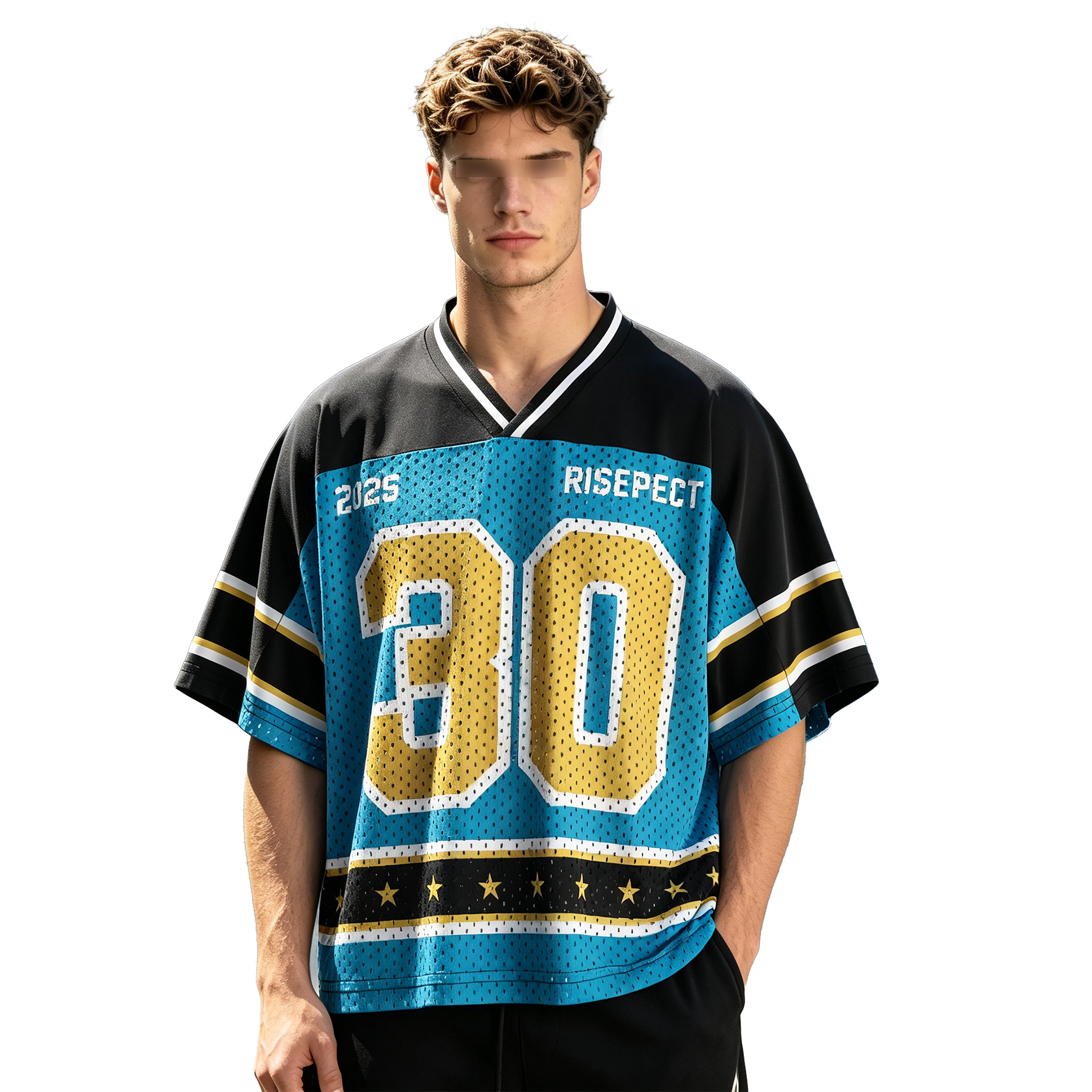 Oversized Custom Breathable American Retro Football Jersey