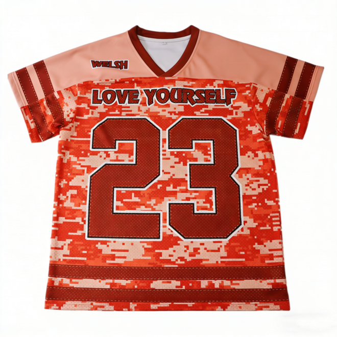 Oversized Unisex Retro Vintage Drop Shoulder Soccer Jersey