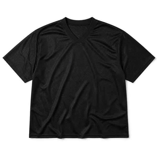 Oversized Mesh Football Jersey for Men