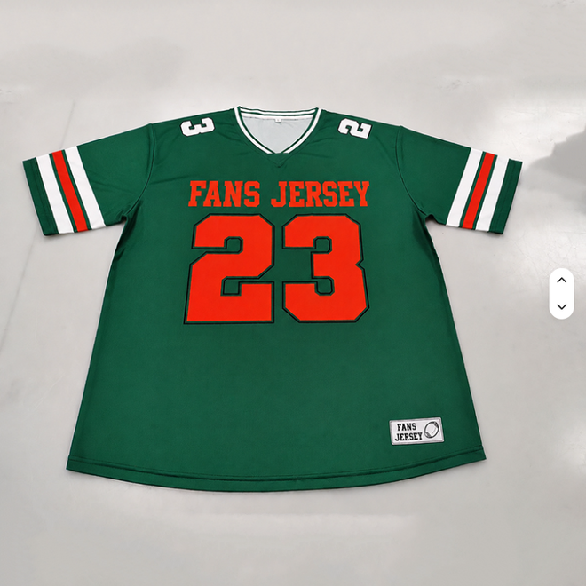 Oversized Fans Jersey Hip Hop American Football Jersey