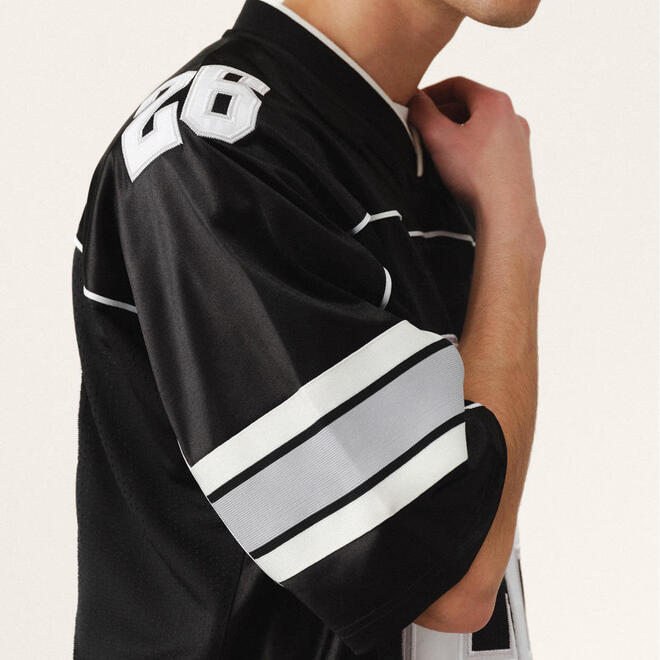 Mens American Vintage Sporty 100% Cotton Oversized Jersey
