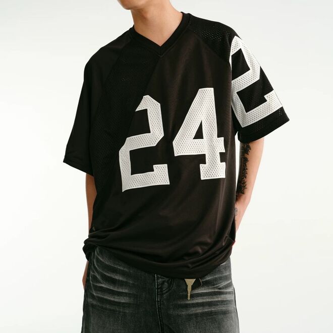 Oversized Streetwear Polyester Breathable Sports Quick Dry Basketball T Shirt