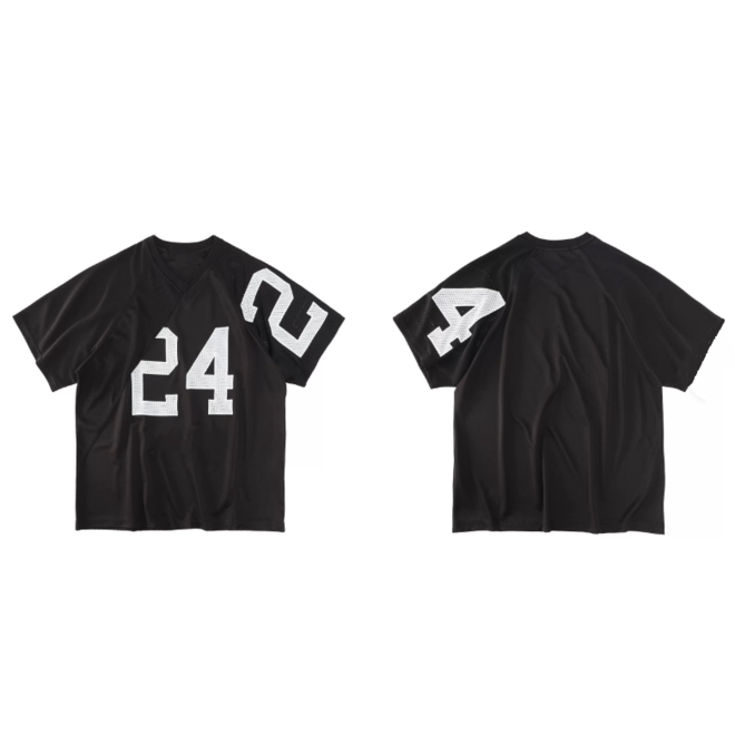 Oversized Streetwear Polyester Breathable Sports Quick Dry Basketball T Shirt