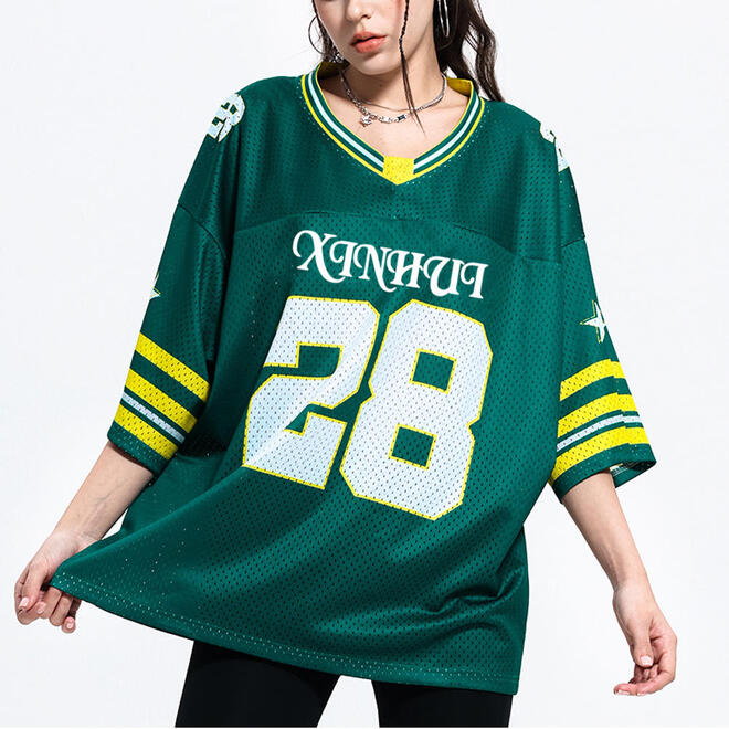Breathable Long Oversize Digital Printed Rugby Soccer Jersey