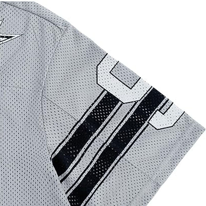Custom Polyester Vintage Mesh Streetwear Baseball Jersey
