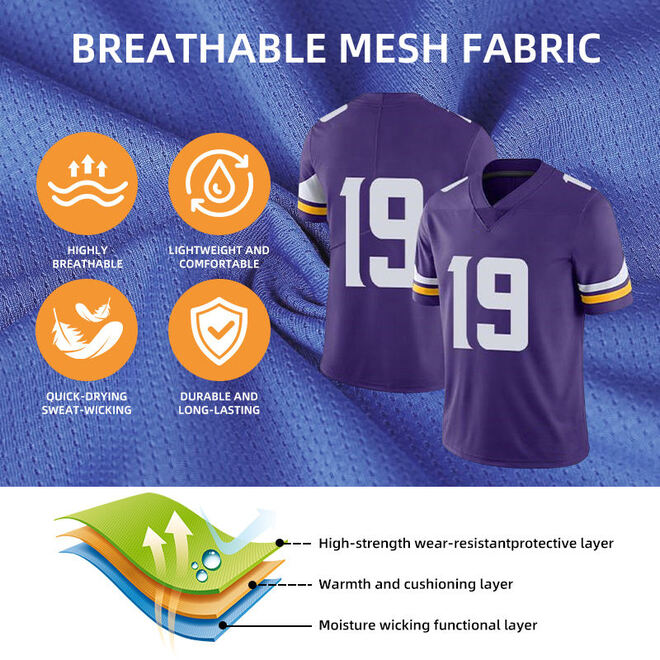 Wholesale 4 Pcs of Custom Mens Sports Wear Sublimated Retro Style Football Jersey