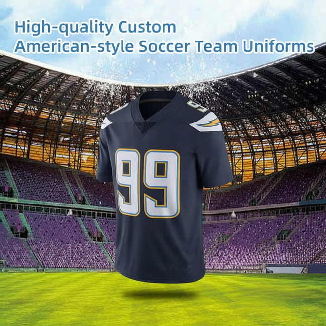 Wholesale 4 Pcs of Custom Mens Sports Wear Sublimated Retro Style Football Jersey