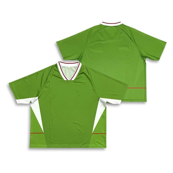 Sublimation Breathable Retro Unisex Youth Soccer Jersey