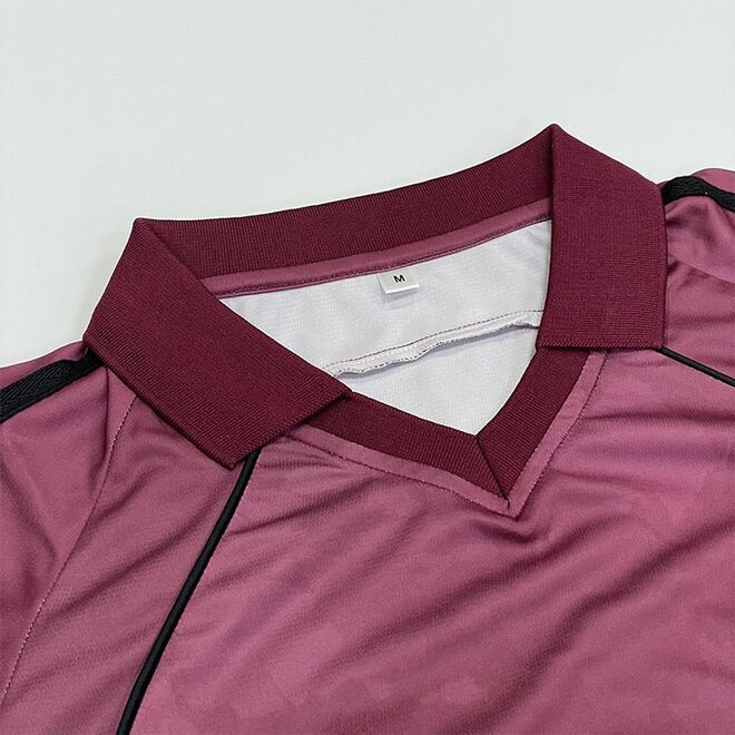 Wholesale 2 Pcs of Polo Custom High Quality Vintage Patchwork Design Men Football Jersey